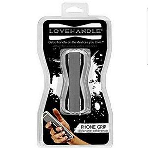 Love handle phone grip